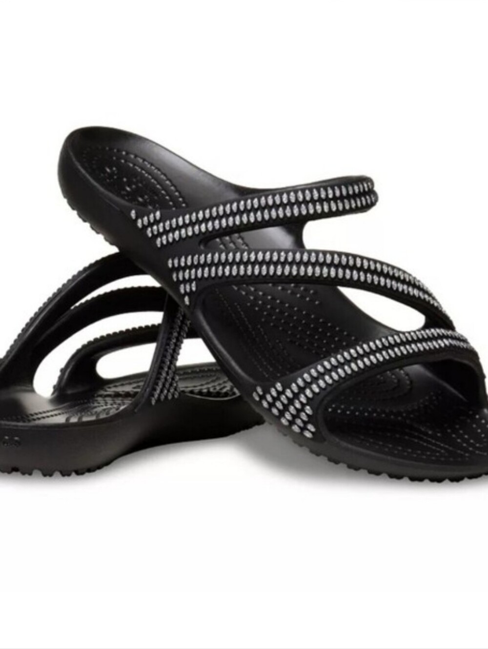 Crocs Embelliahed Sandals - Size 10